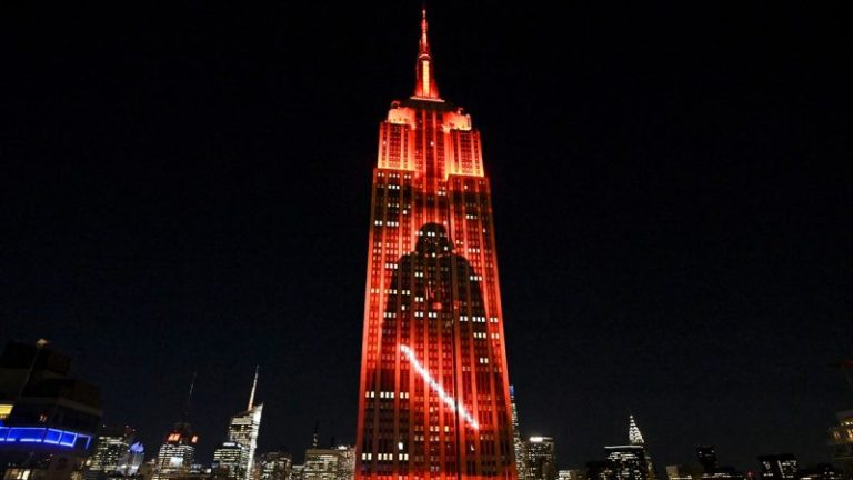 White House celebrates ‘Star Wars Day’ with AI image of muscular Trump wielding a lightsaber