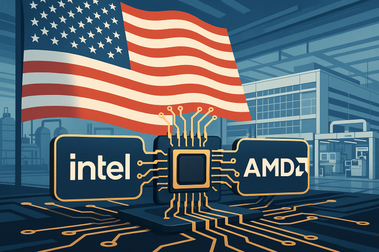 Intel shares surge 6% on reports of adding AMD as foundry customer