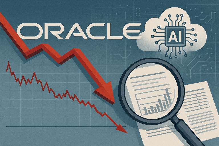 Oracle stock sinks on revenue miss amid broader earnings slide
